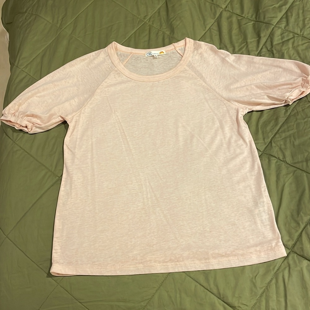 C&C pale pink t-shirt size S - Picture 3 of 6